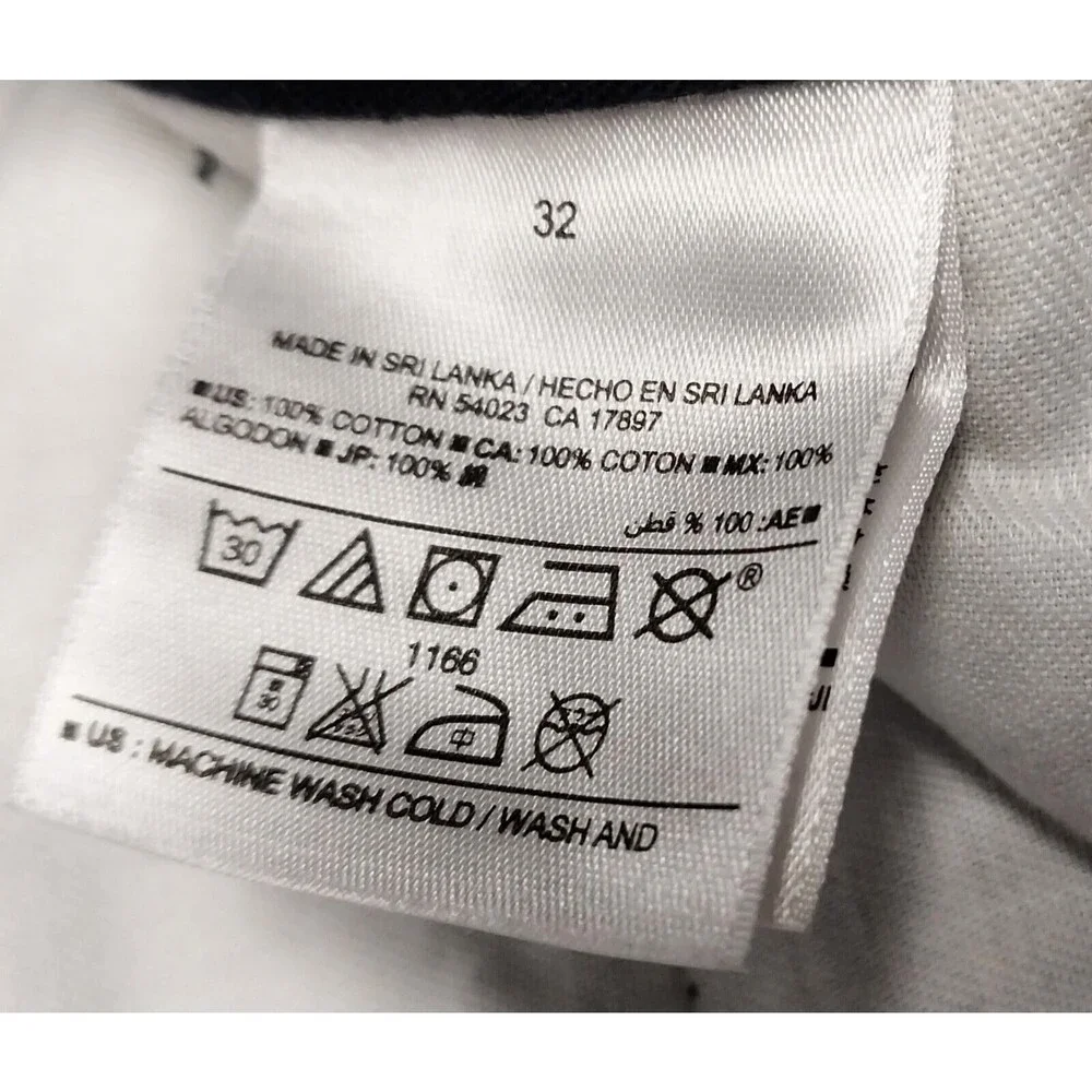 Old Navy Mens 32 Khaki Twill Joggers Navy Blue Cotton Casual Hipster Comfy Work - Picture 4 of 13